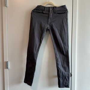 Uniqlo Grey Skinny Tapered Low Rise Ultra Stretch Jeans , 30 waist